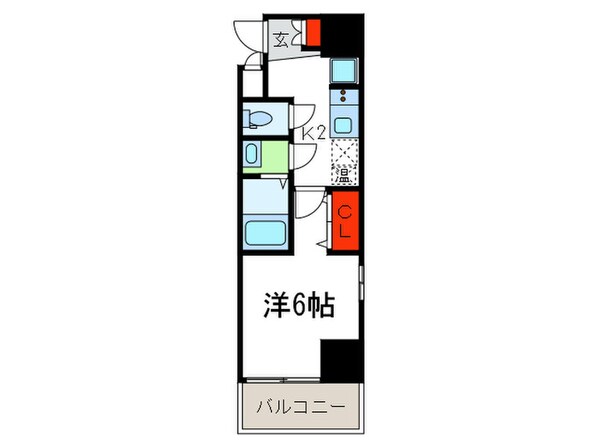 ウイングコート船場の物件間取画像